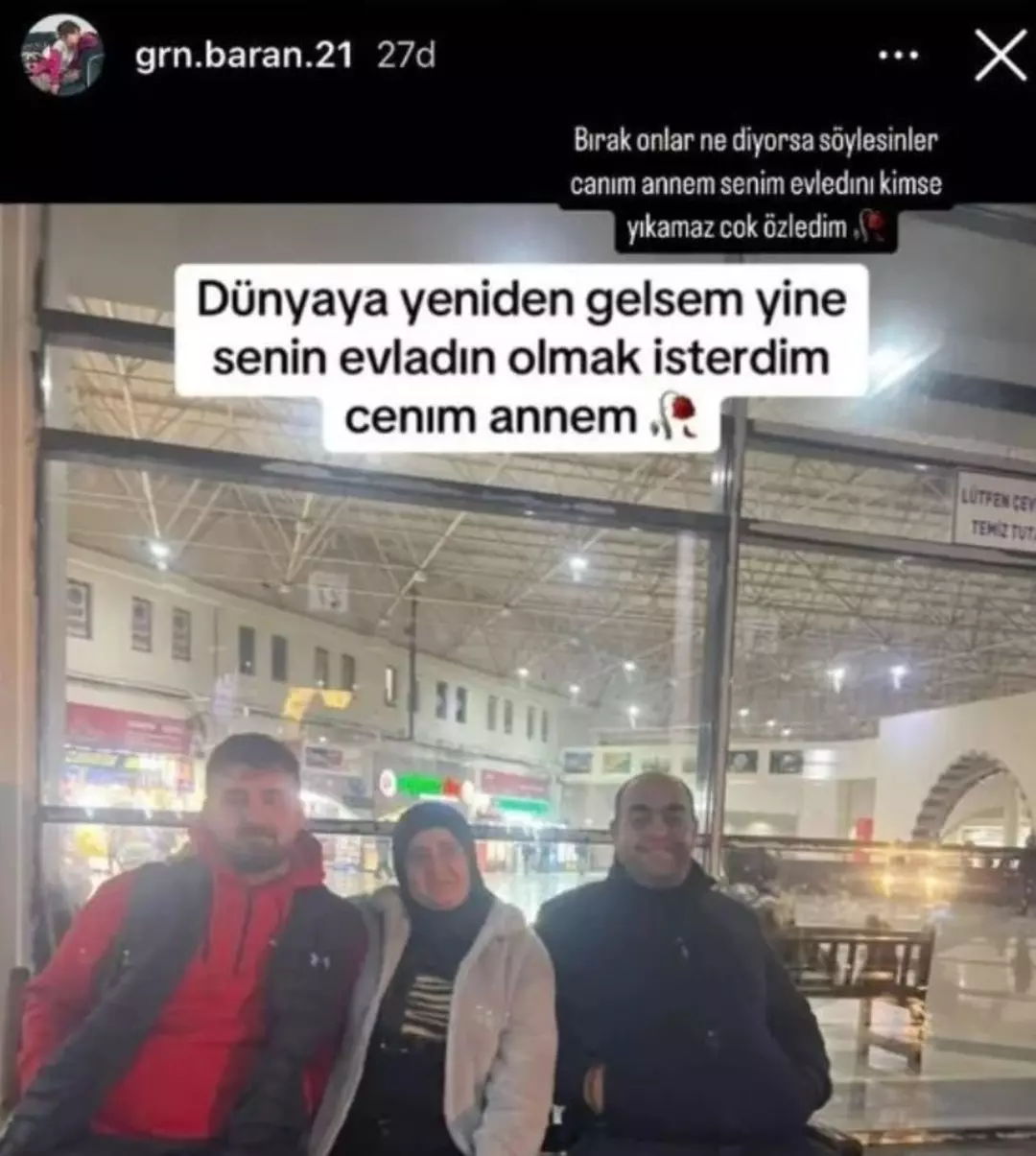 Narin'in Abisi Baran Güran'dan Dikkat Çeken Paylaşım 'Sana Iftira Atanlar Utansın' (3)