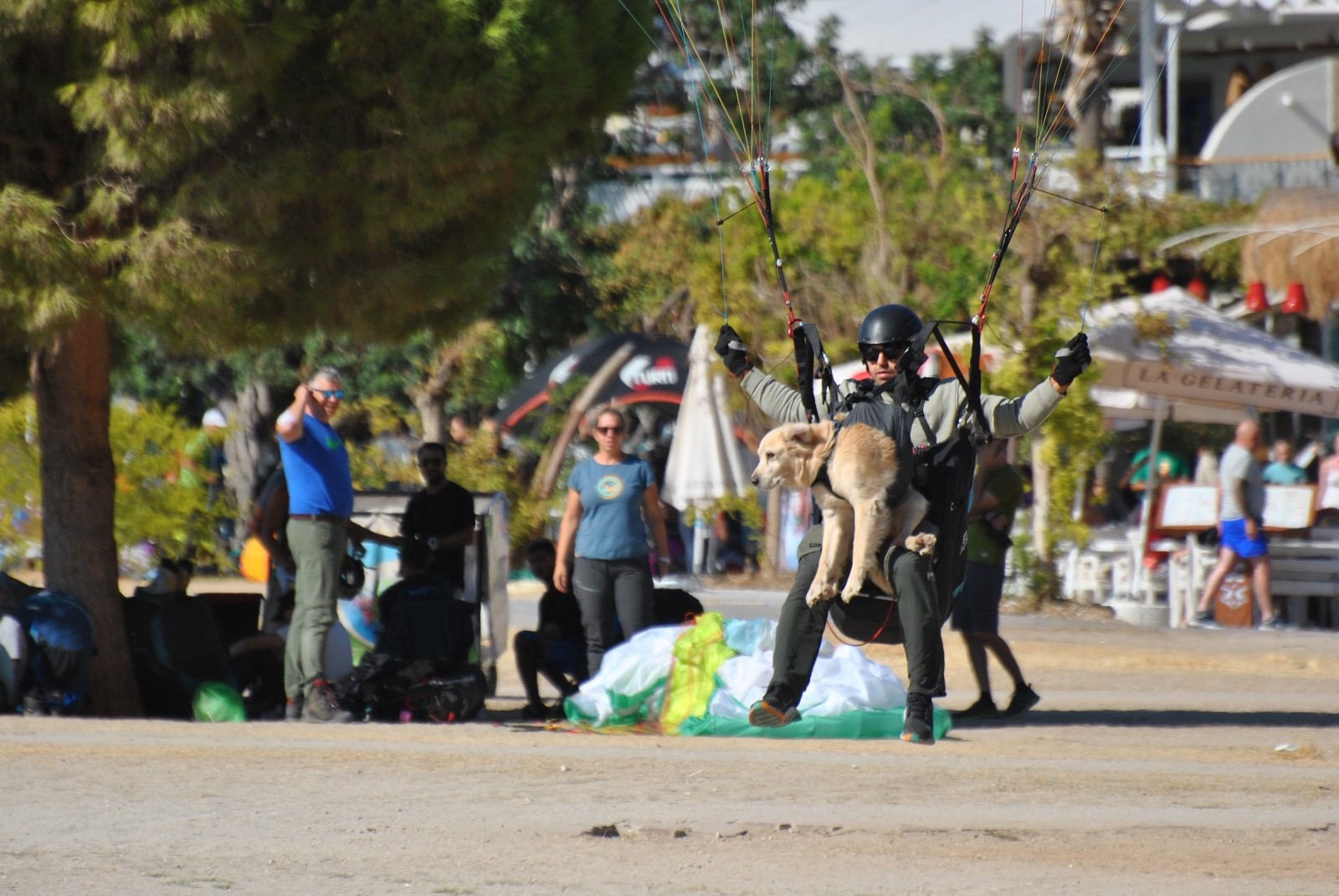 Köpeğiyle Birlikte Bin 700 Metreden Atladı (4)