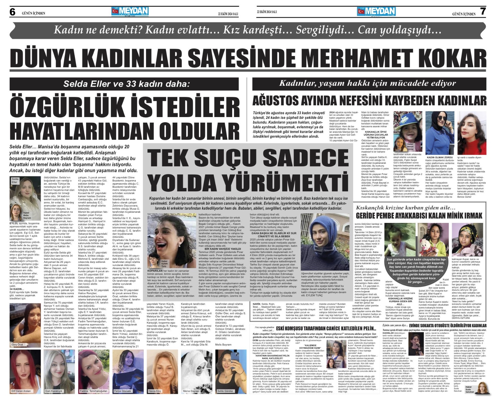 Meydan Gazetesi’nden Önemli Farkındalık Kadın Cinayetlerine Dikkat Çekildi! (1)