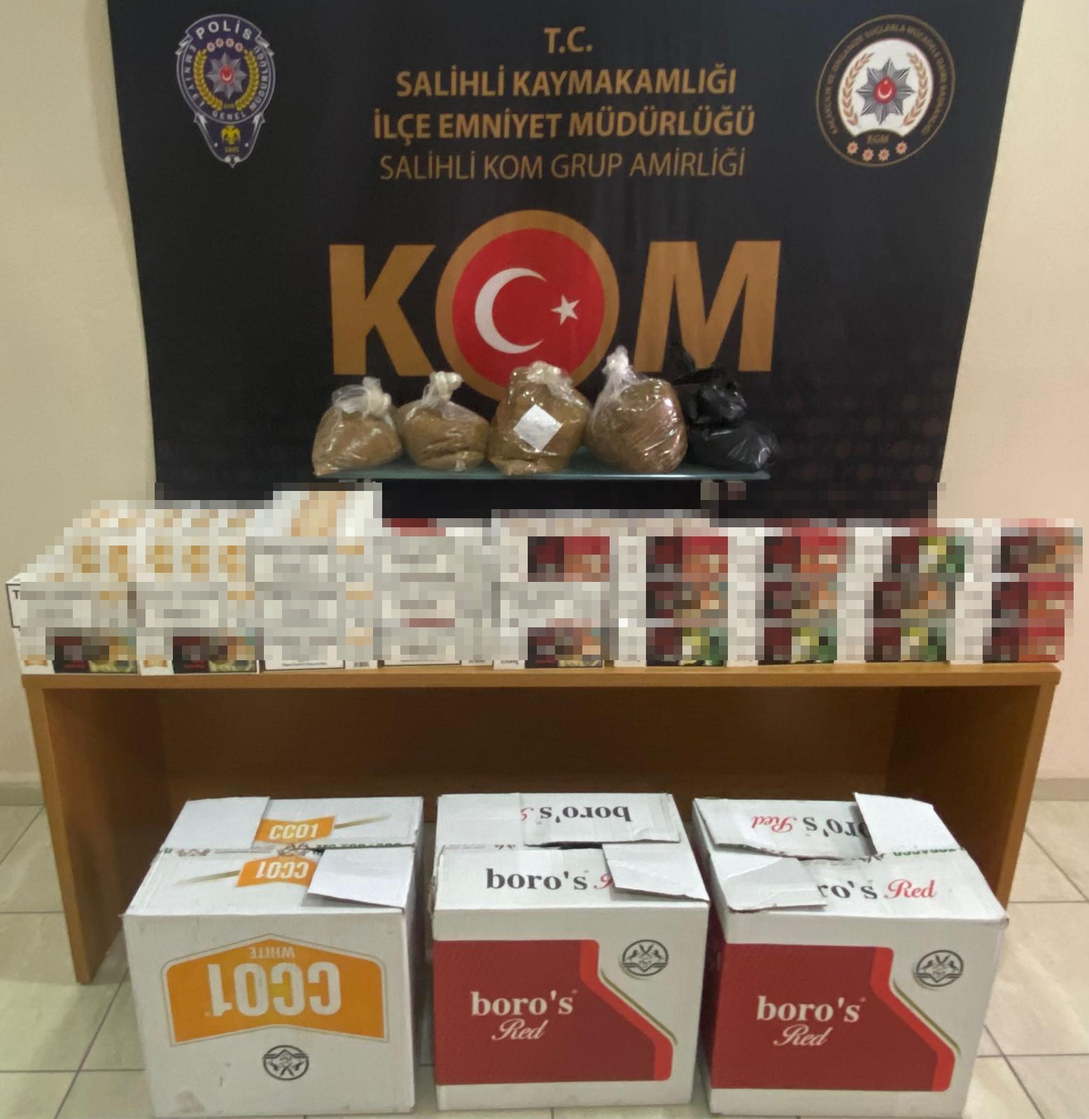 Manisa İl Emniyet Müdürlüğü Kaçakçılık Ve Organize Suçlarla Mücadele Şube Müdürlüğü Ekiplerince Il Merkezi Ile Akhisar Ve Salihli Ilçelerinde Toplam 6 Adrese (3)