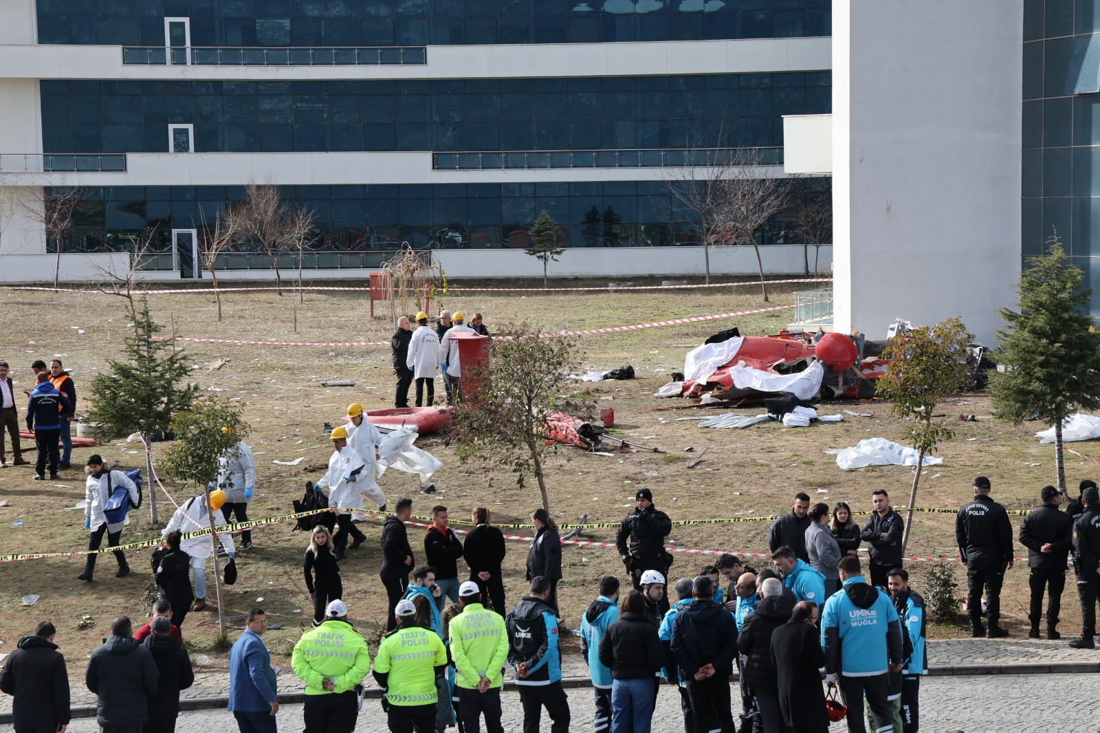 Muğla'daki helikopter kazasında olay yeri incelemesi tamamlandı