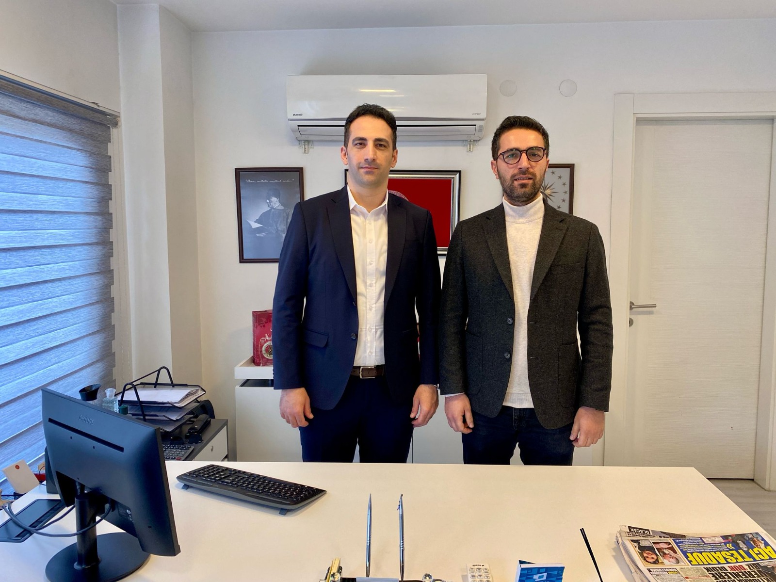 Başkan Aydın’dan Bi̇k Müdürü’ne Ziyaret (2)