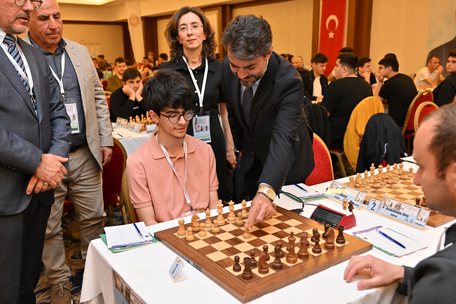 Manisa’da Uluslararası Satranç Turnuvası Heyecanı Başladı (15)