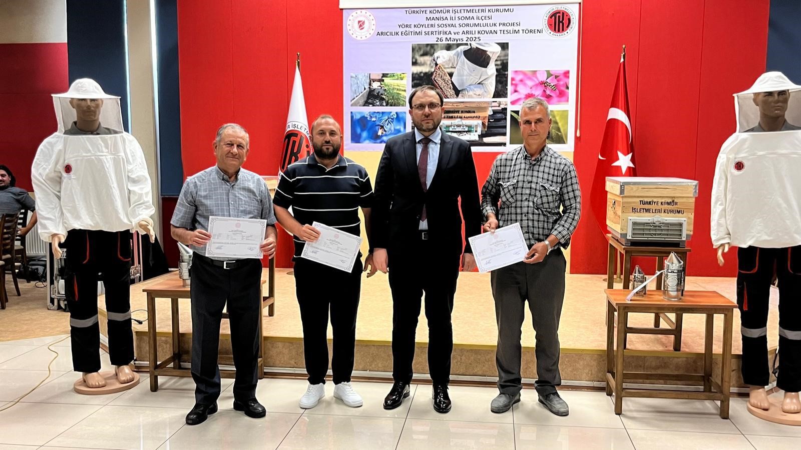 Tki̇, Madenin Izini Bal Ile Sildi Soma’da 52 Aileye Arıcılık Desteği (1)-1