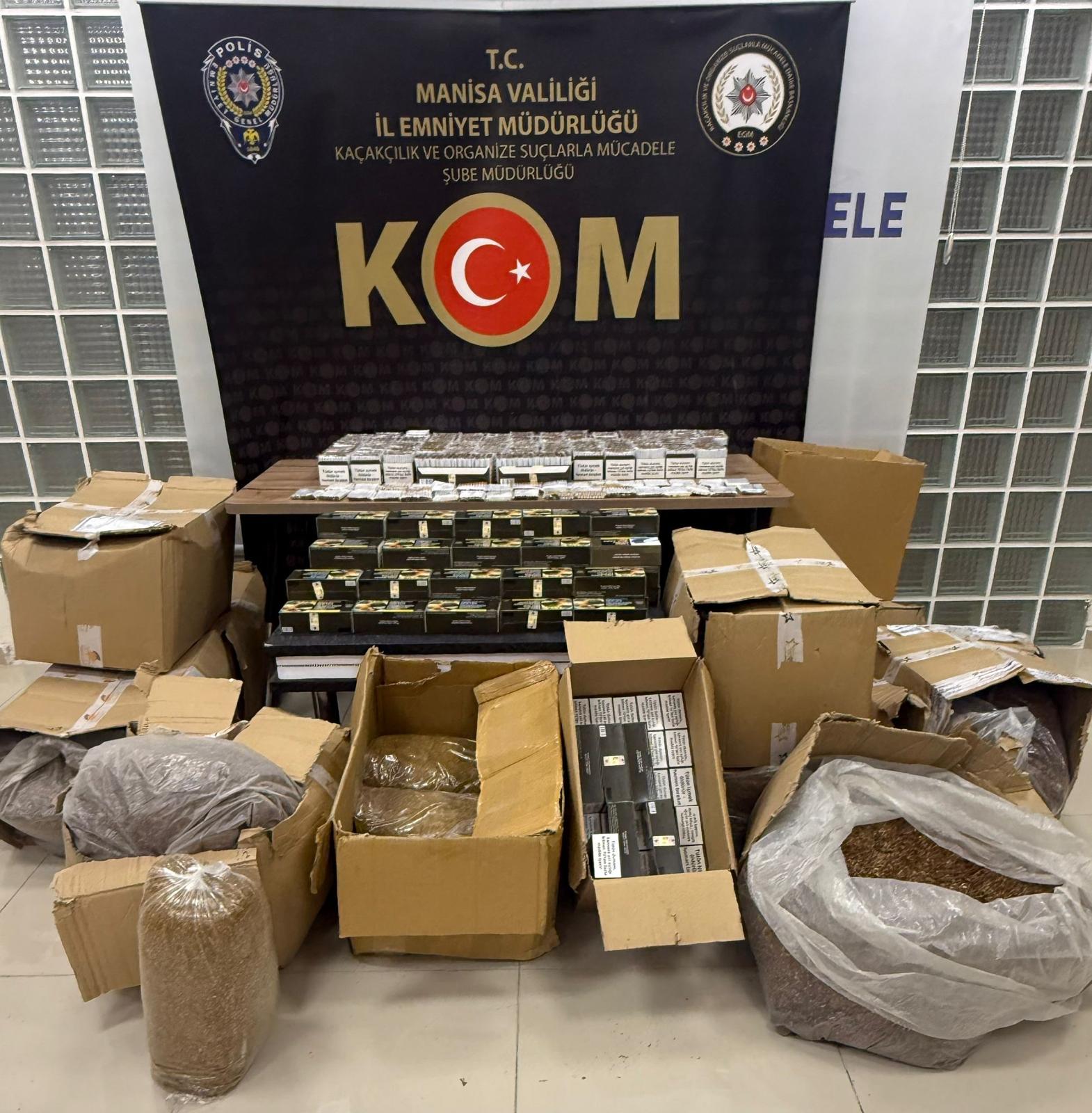 Manisa'da Kaçak Tütün Ve Alkol Operasyonu 5 Şüpheliye Adli Işlem (1)-1