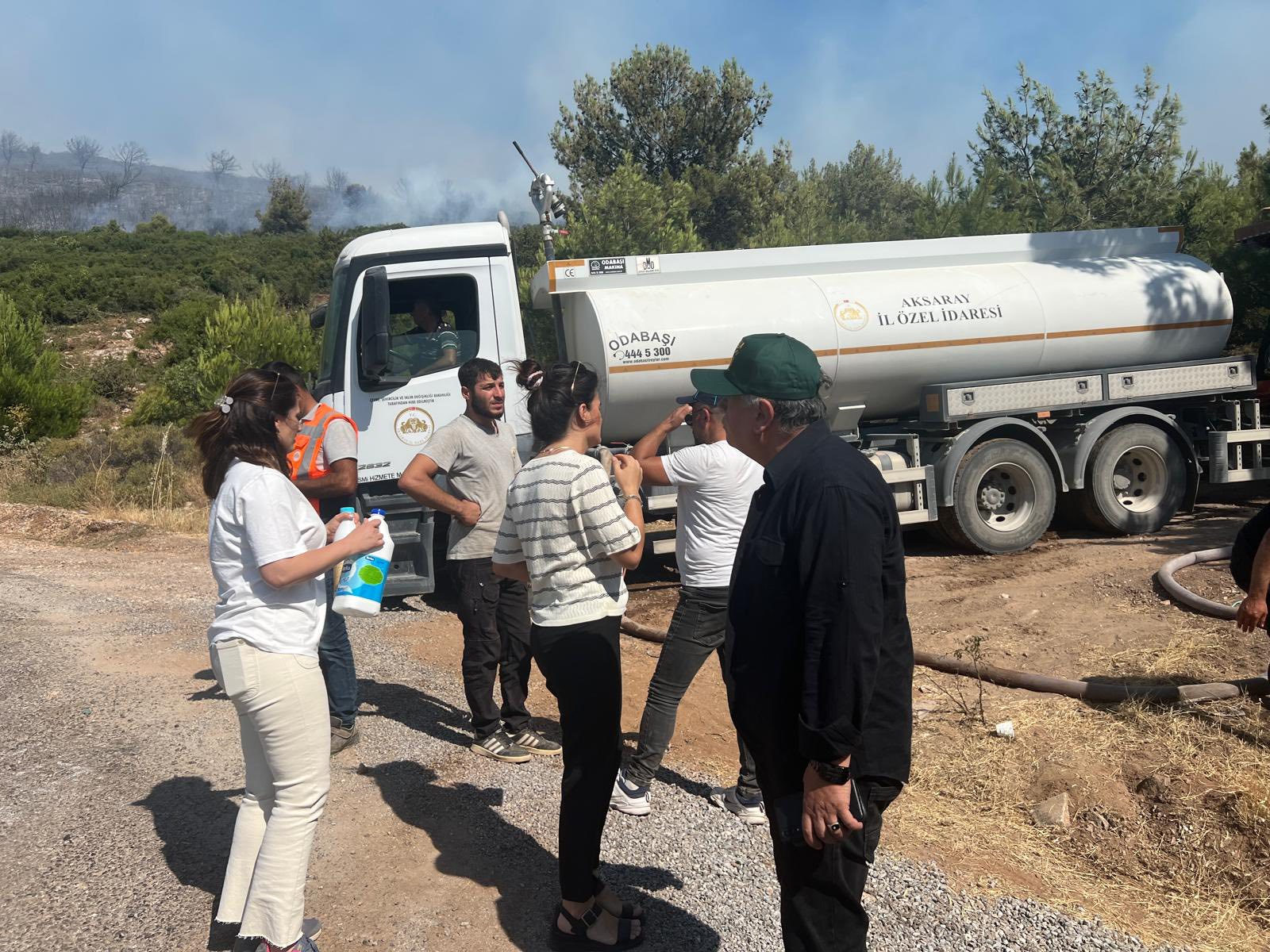Akhisar Ziraat Odası Yangın Bölgesinde (3)