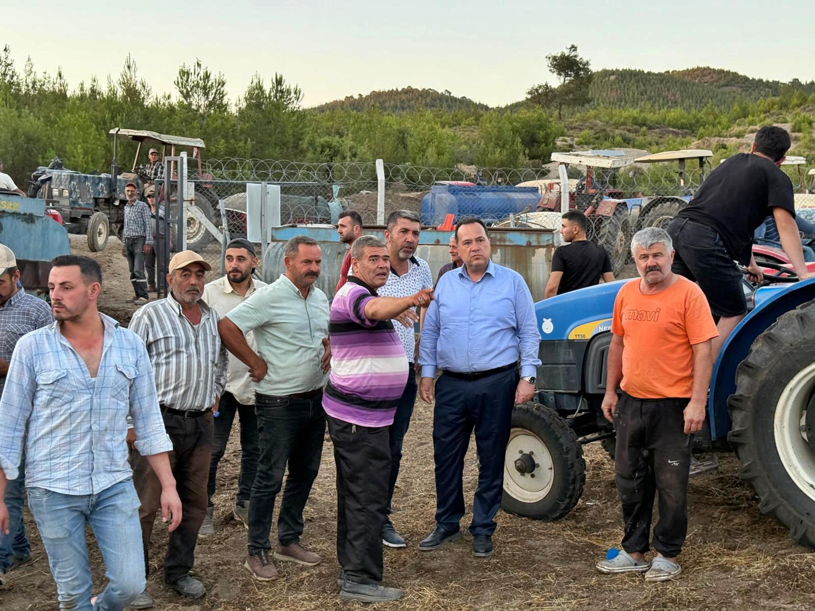 Başkan Dutlulu Yangın Bölgesinde “Alevlerle Savaşan Herkese Minnettarız” (1)-1